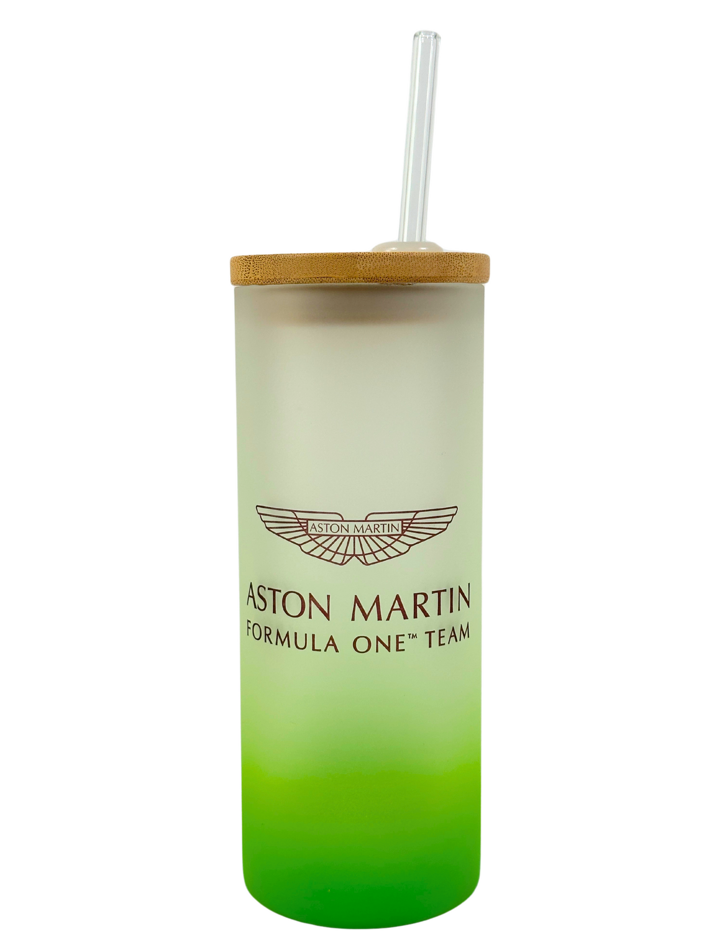 Vaso Botella Termo Cristal Aston Martin 650 ml Verde F1