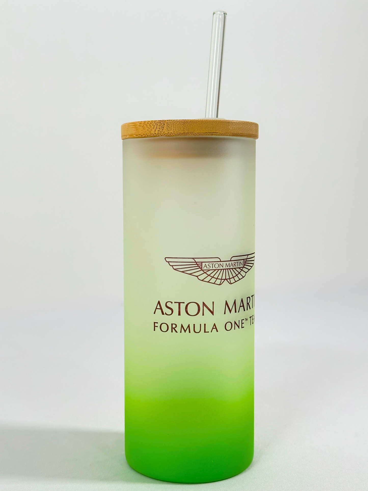 Vaso Botella Termo Cristal Aston Martin 650 ml Verde F1