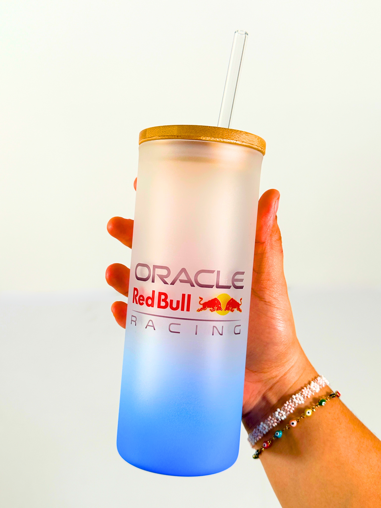 Vaso Botella Termo Cristal Oracle RedBull Racing 650 ml Azul F1