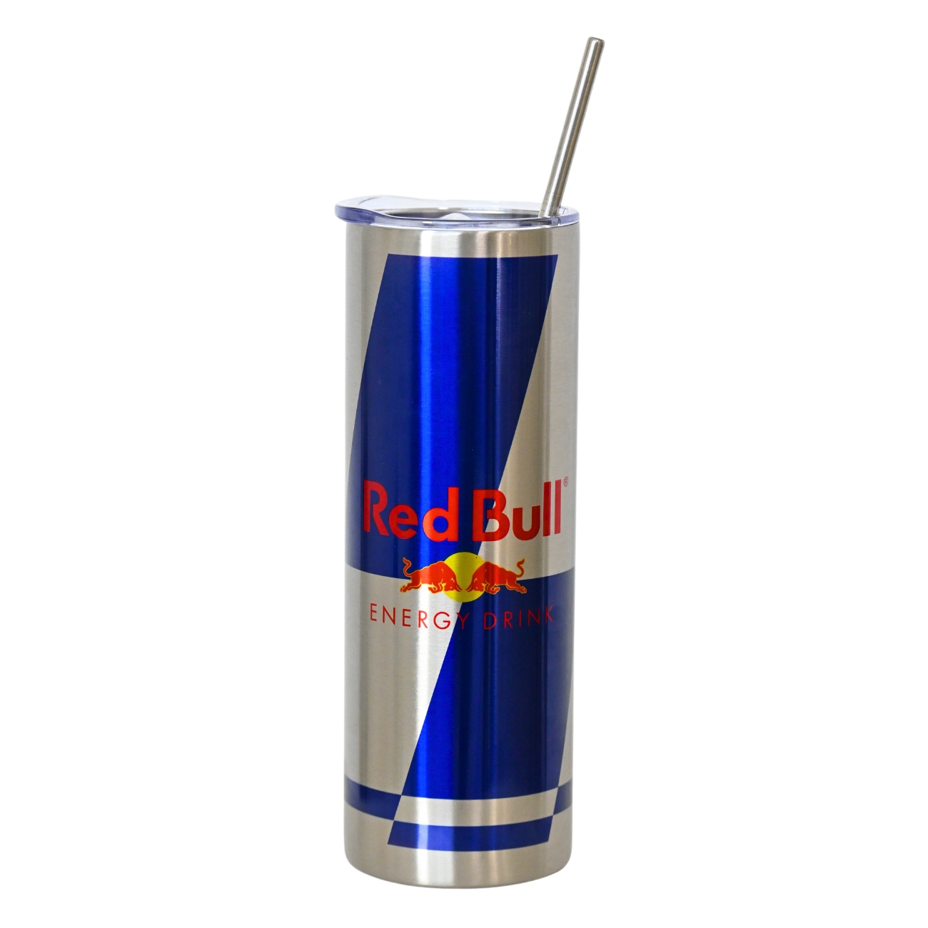 Termo RedBull 600 ml Plata Acero Inoxidable